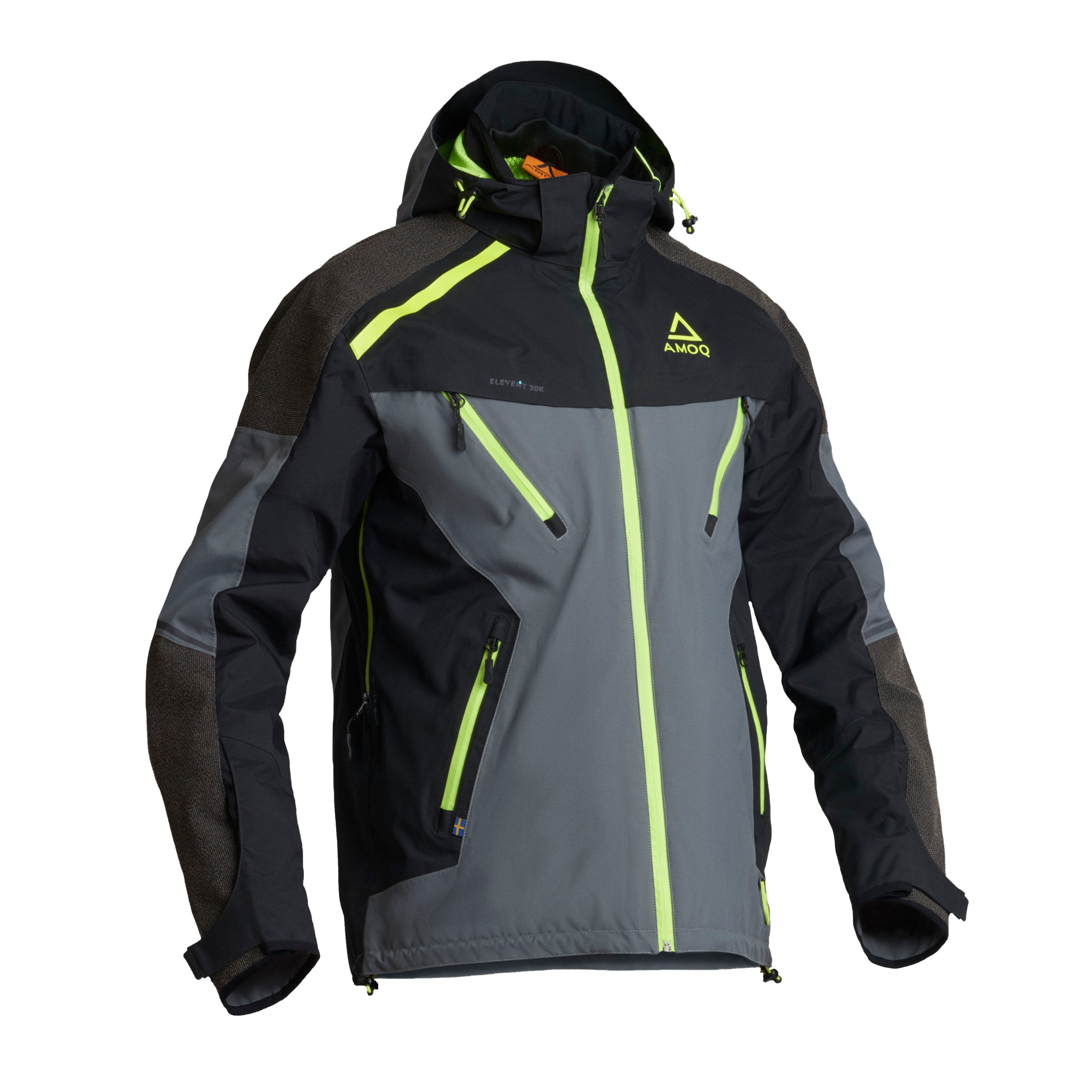 Jacka AMOQ Orbit, Black/Grey/Hi-Vis