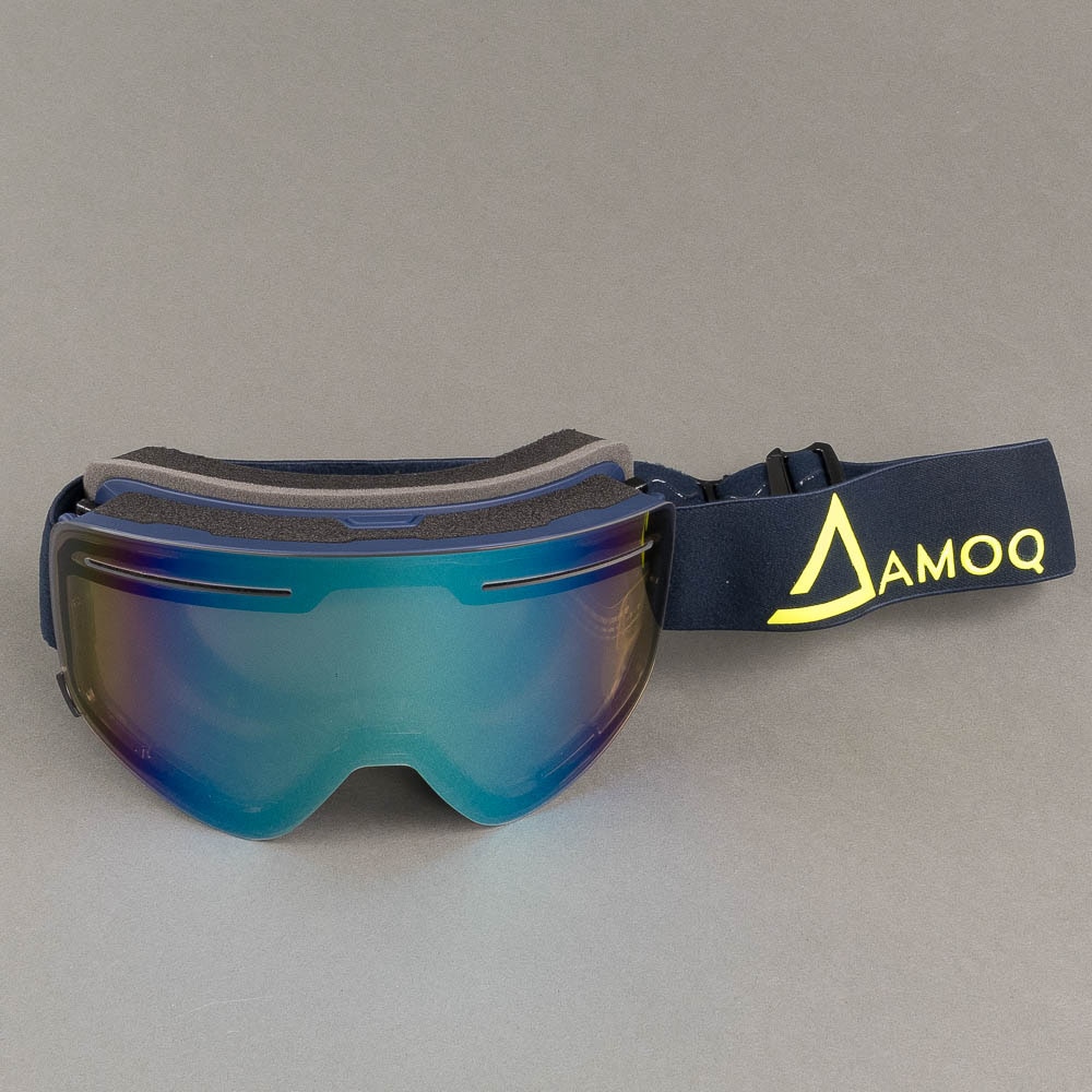 Glasögon AMOQ Vision Vent+ Magnetic, Navy/Gold