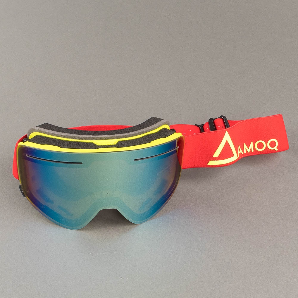 Glasögon AMOQ Vision Vent+ Magnetic, Red/Hi-Vis