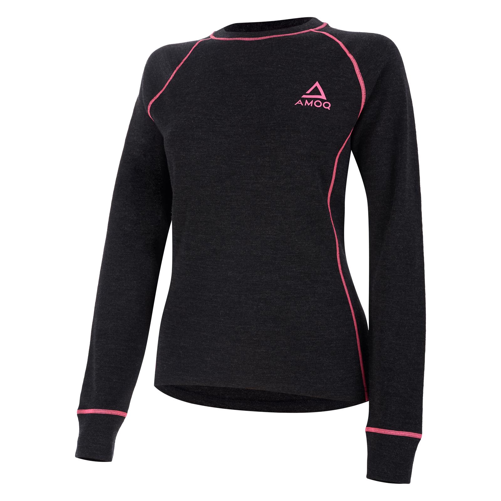 Underställströja AMOQ Merino, Grey/Pink