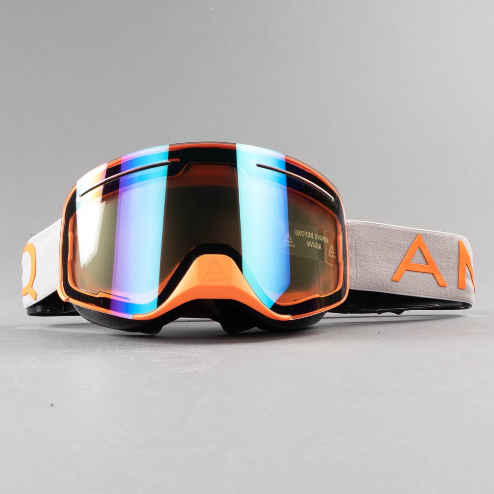 Glasögon AMOQ Vision Vent+ Magnetic, Grey/Orange