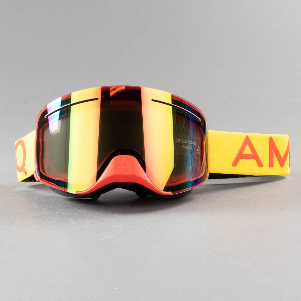 Glasögon AMOQ Vision Vent+ Magnetic, Yellow/Red