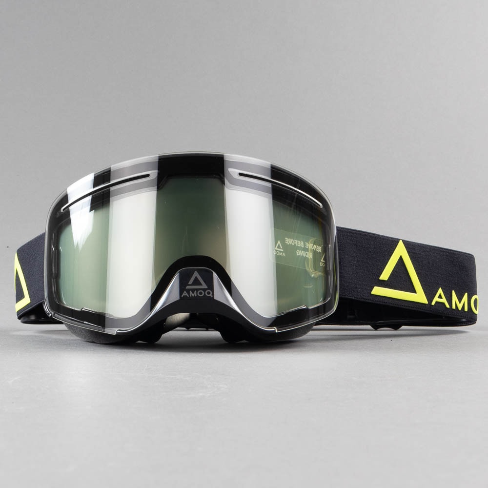 Glasögon AMOQ Vision Vent+ Magnetic, Black/HiVis