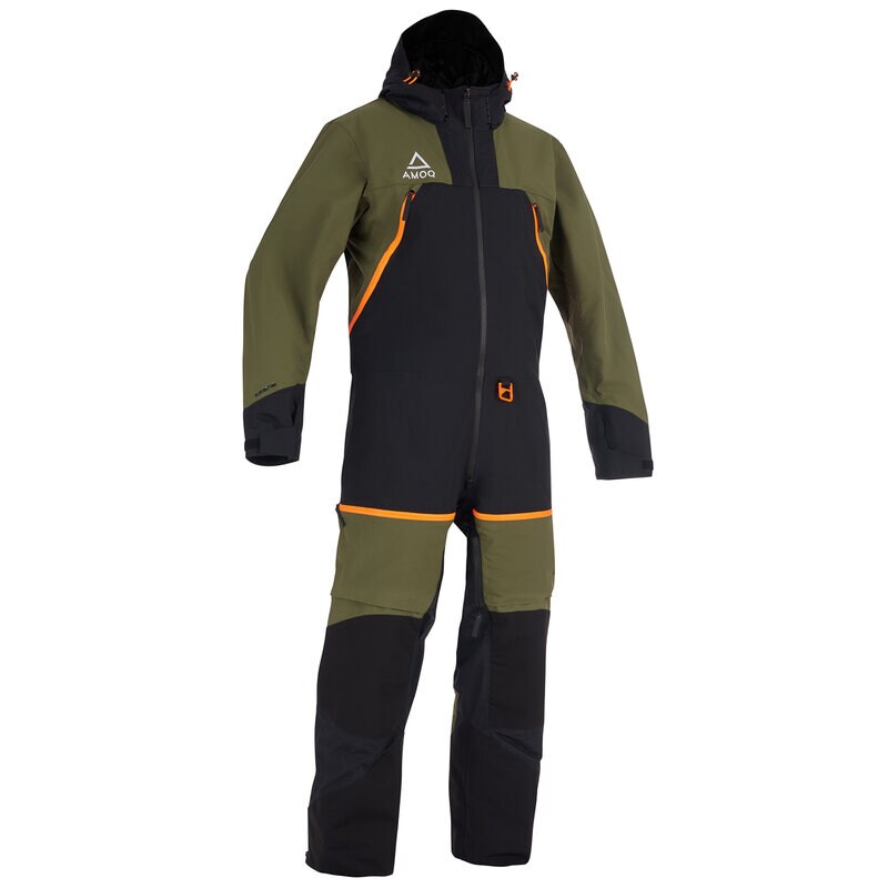 Monosuit AMOQ Eclipse V3, Military Green/Black/Orange