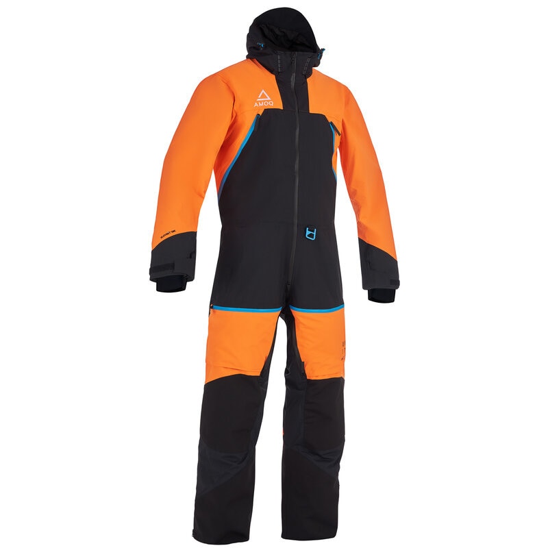 Monosuit AMOQ Eclipse V3, Orange/Black/Turqoise