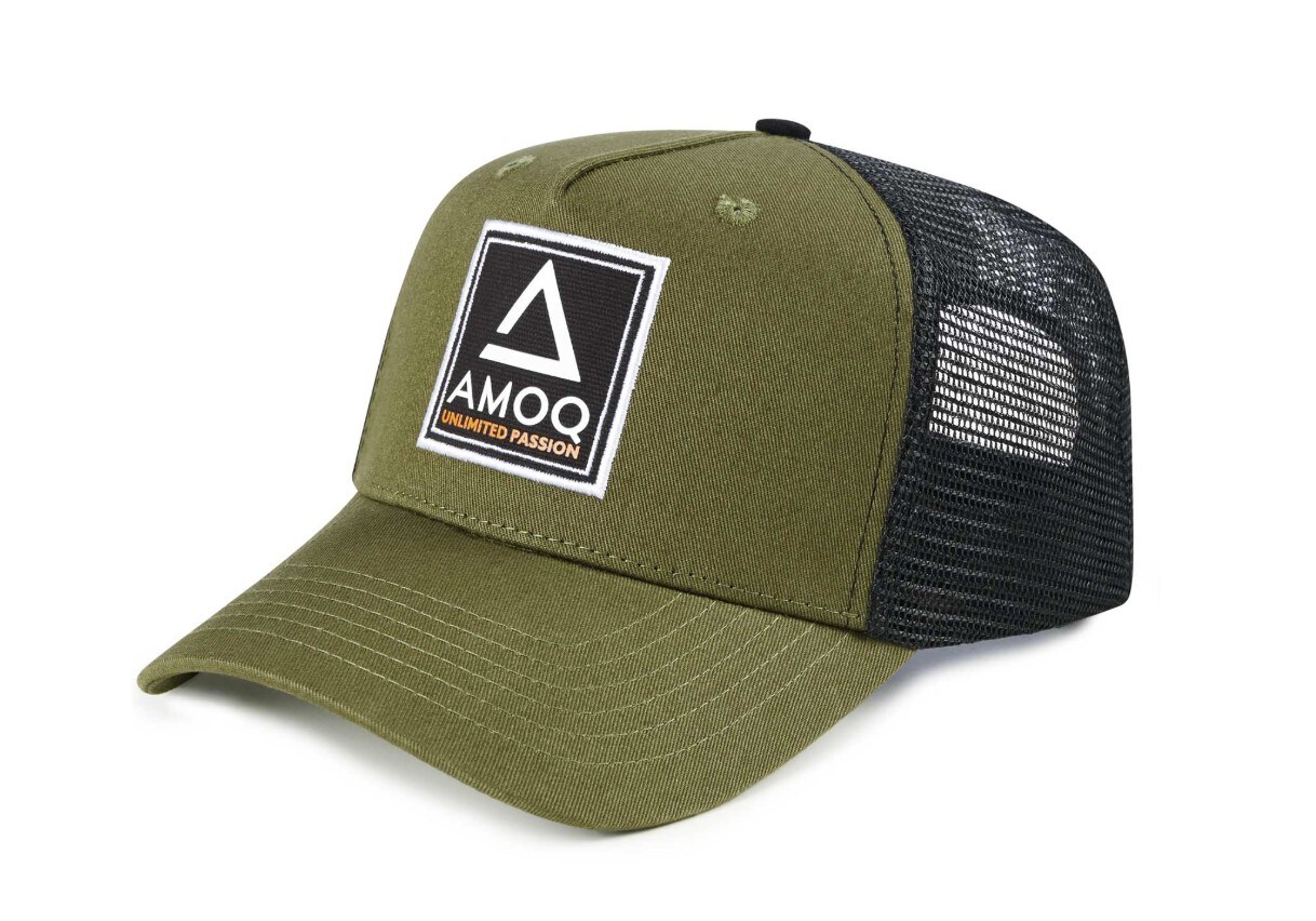Keps AMOQ Trucker Cap, Dark Green