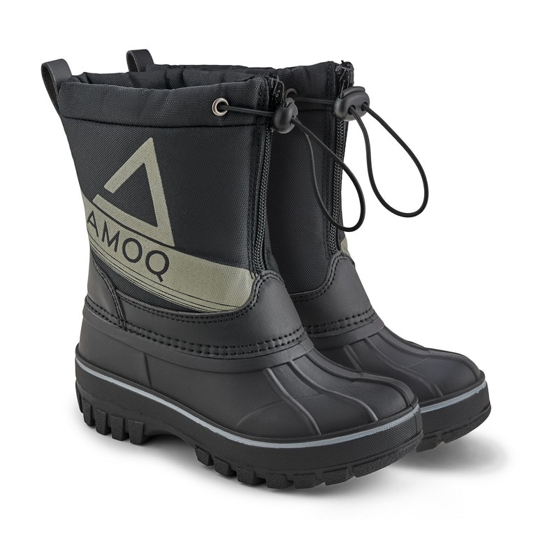 Kängor AMOQ Youth Snowtime, Black/Grey