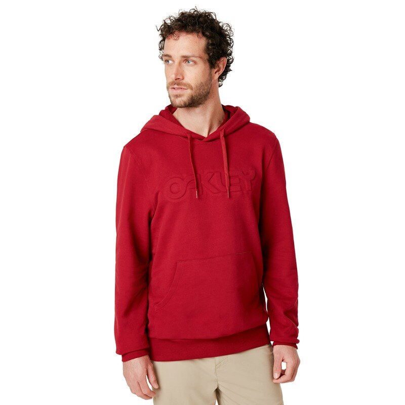 Hoodie Oakley Embossed Graphic, Raspberry 