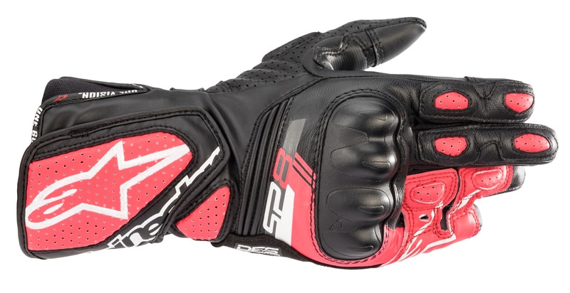 Handskar Alpinestars W´s SP-8 v3, Black/White/Pink