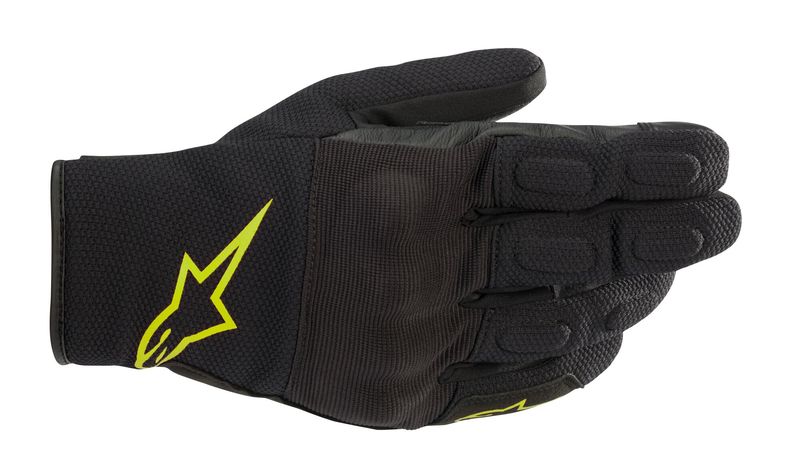 Handskar Alpinestars S Max Drystar, Black/Yellow