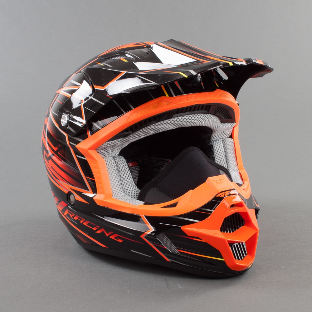 Hjälm FLY Kinetic Pro Cold W, Orange, Svart