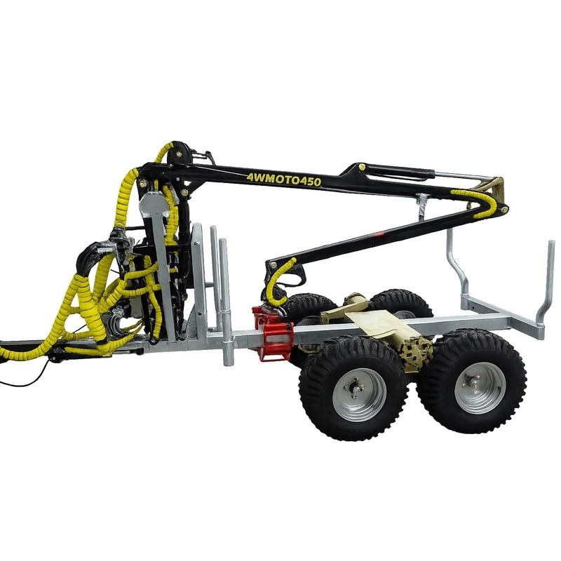 Griplastarvagn Bronco 450-II – Hydraulkran & vinsch