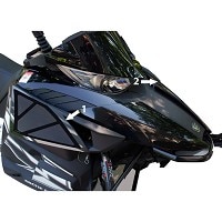 Ventilationskit Arctic Cat, 2-delar