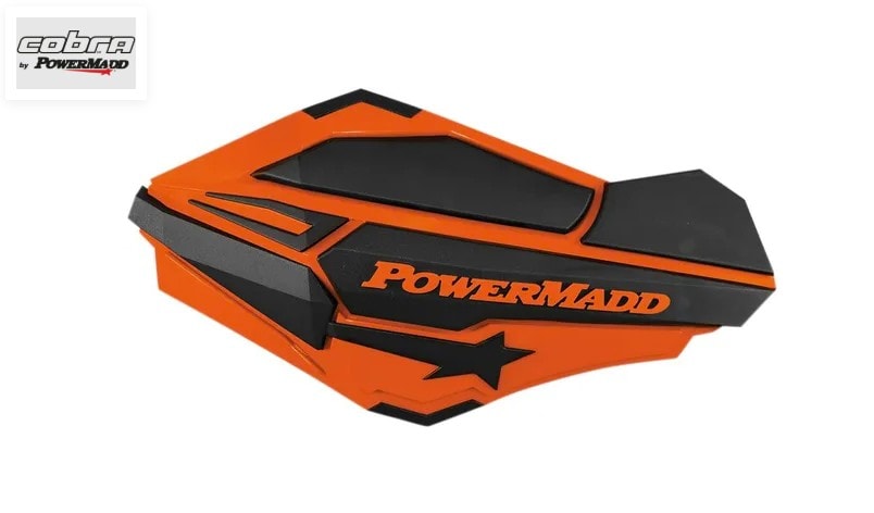 Handskydd PowerMadd Sentinel, Orange/Svart