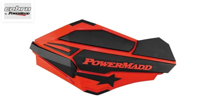 Handskydd PowerMadd Sentinel, Röd/Svart