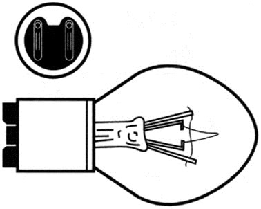 Glödlampa BA20D 6 V 15/15W