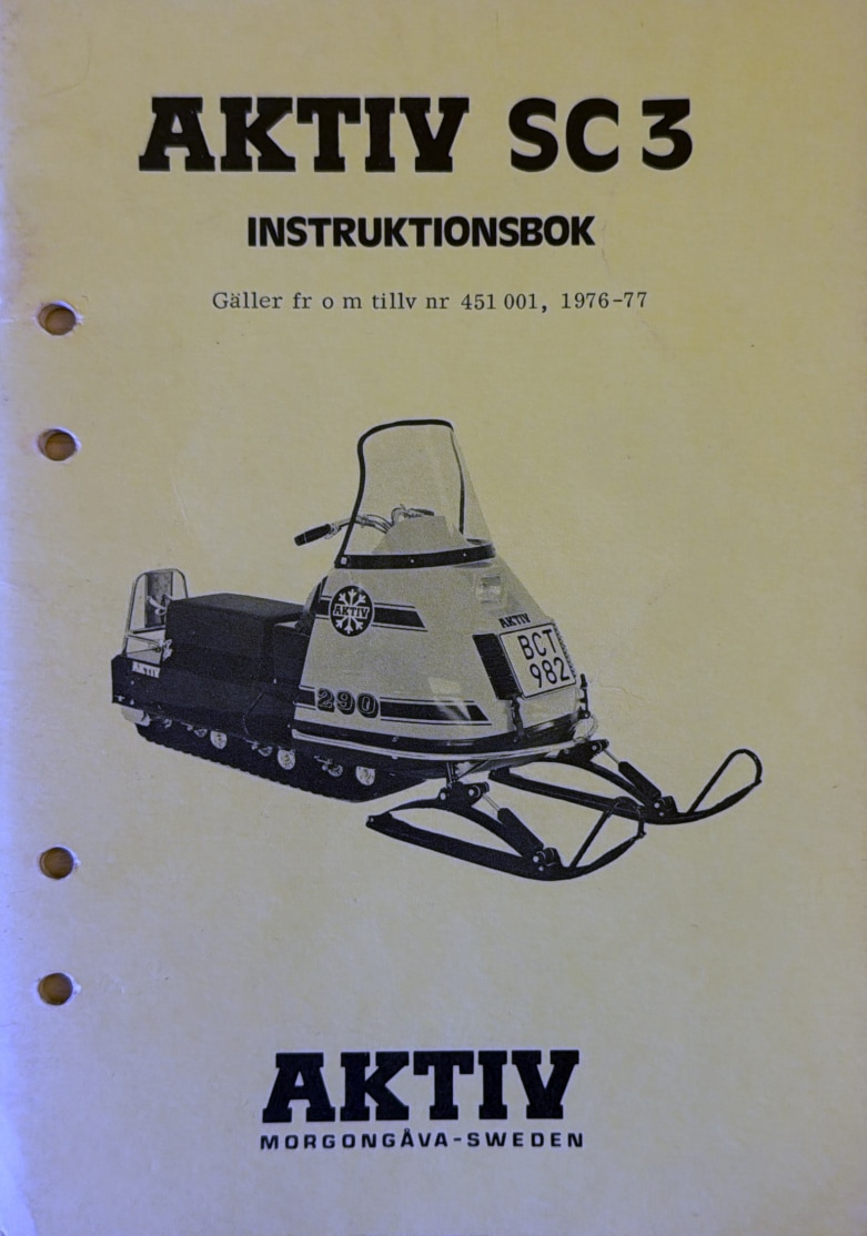 Instruktionsbok Aktiv SC 3 (A4-utskrift)