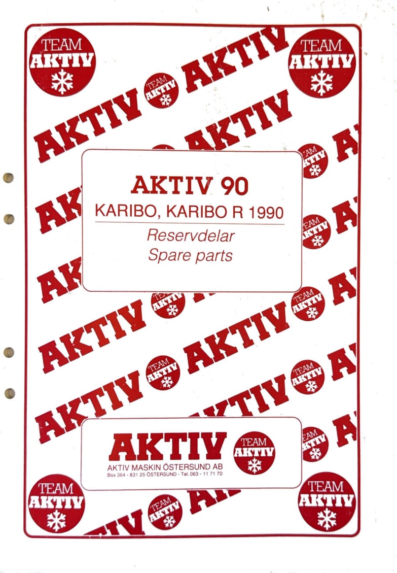 Reservdelskatalog Aktiv Karibo (A4-utskrift)