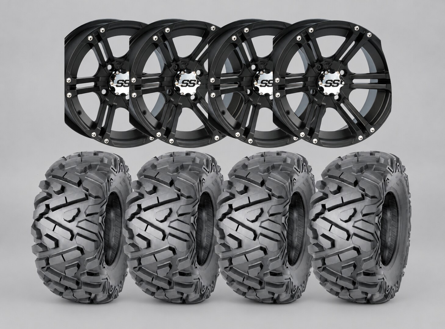 ATV-Däckpaket Can-Am 4x4 25" Däck/12" Fälg – Wanda P350/ITP SS212
