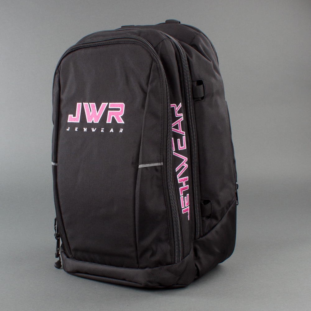 Tunnelväska/Ryggsäck Jethwear, Svart/Rosa + Spade + lavinsond