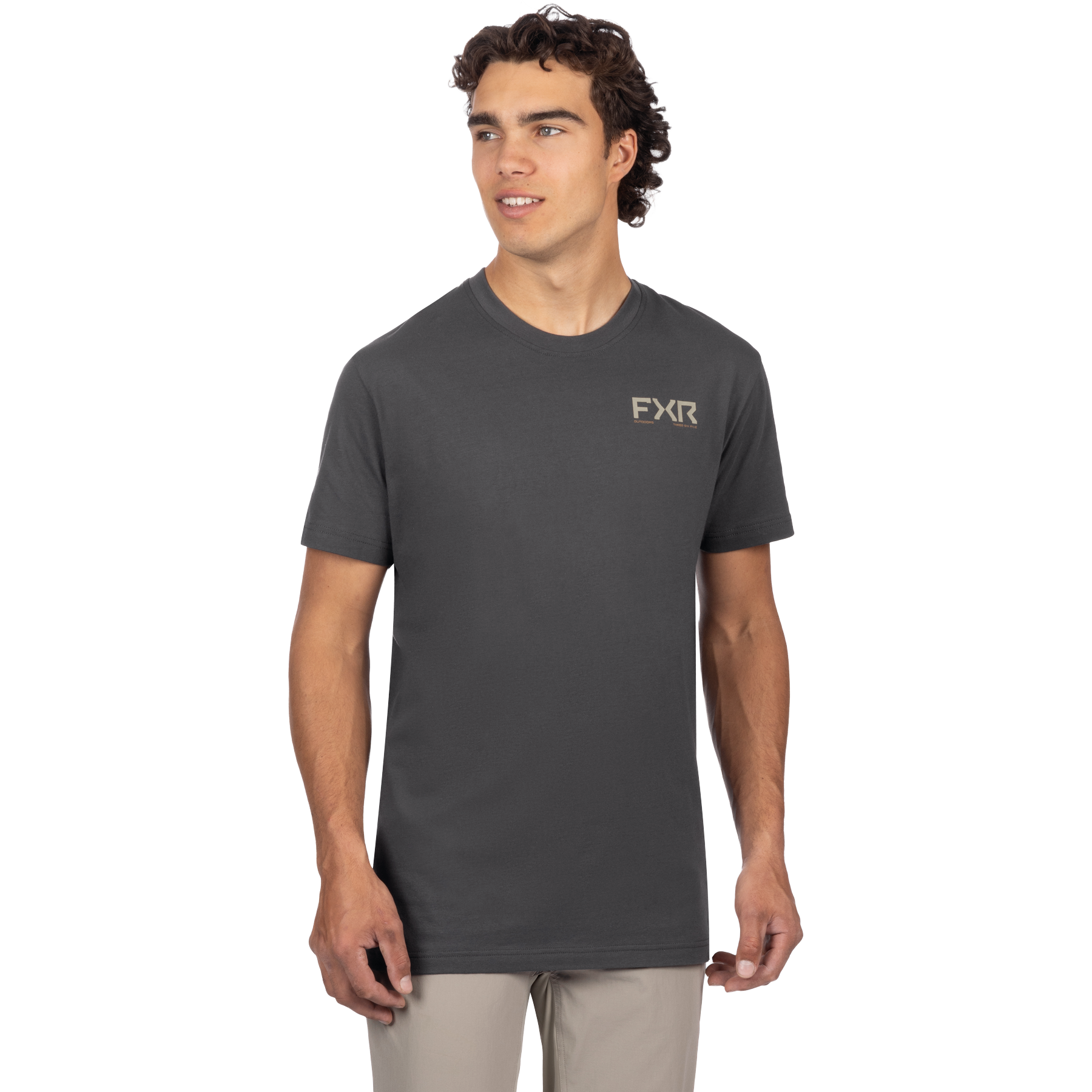 T-Shirt FXR Antler, Asphalt/Stone