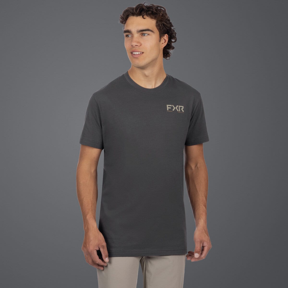 T-Shirt FXR Antler, Asphalt/Stone