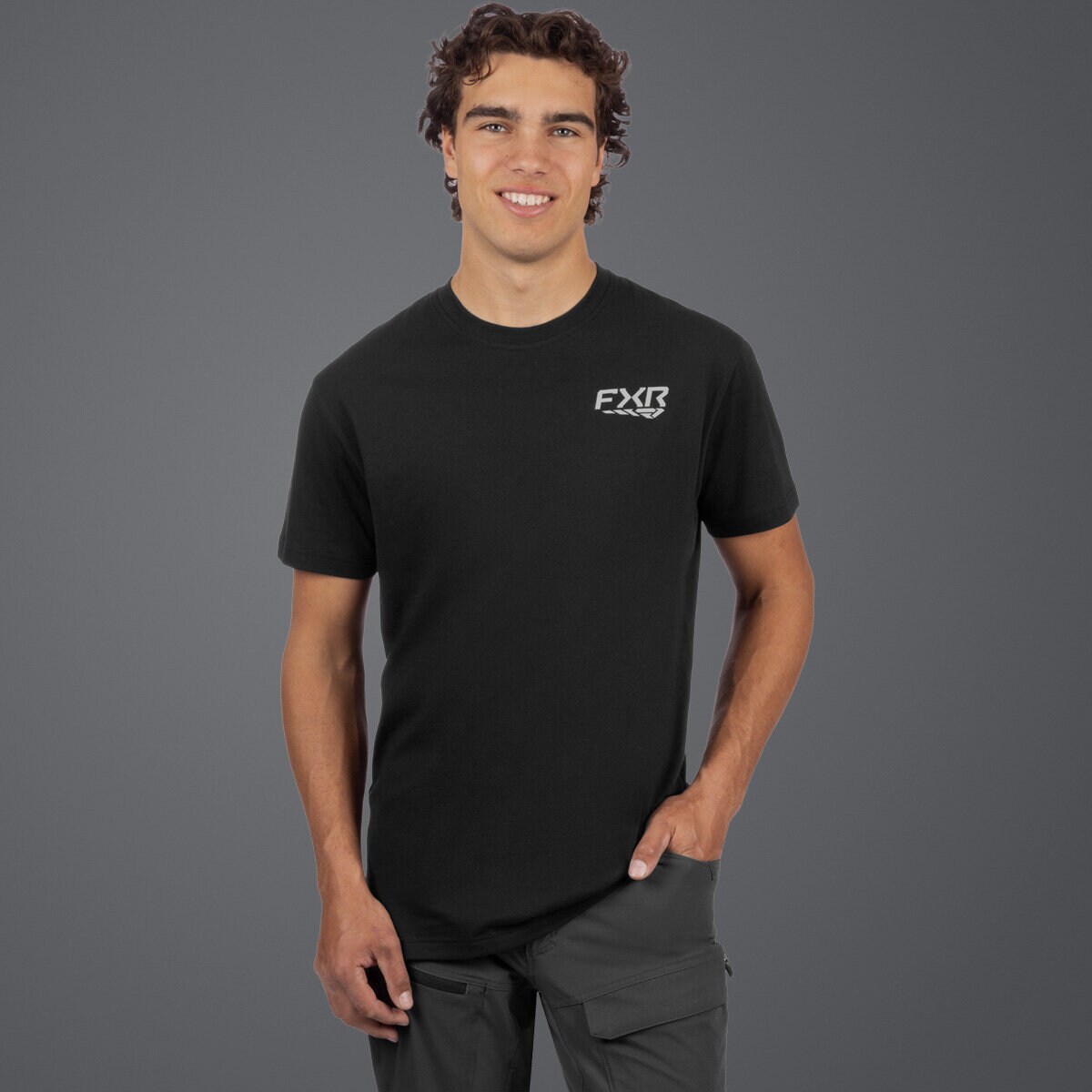 T-Shirt FXR Ascend, Black/Orange