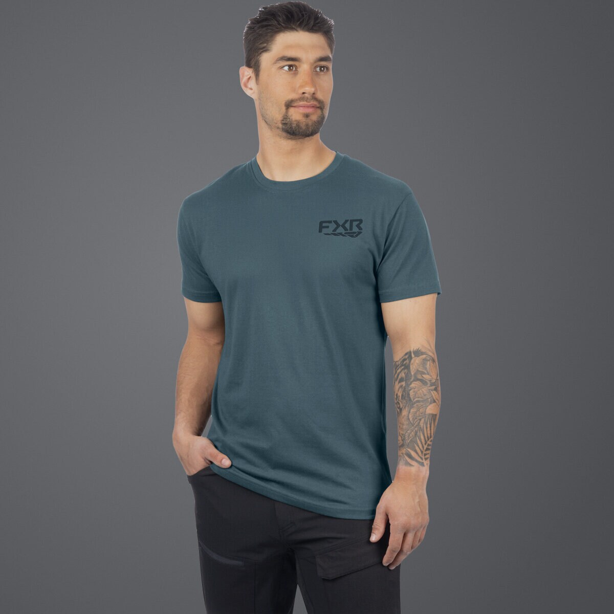 T-Shirt FXR Ascend, Steel