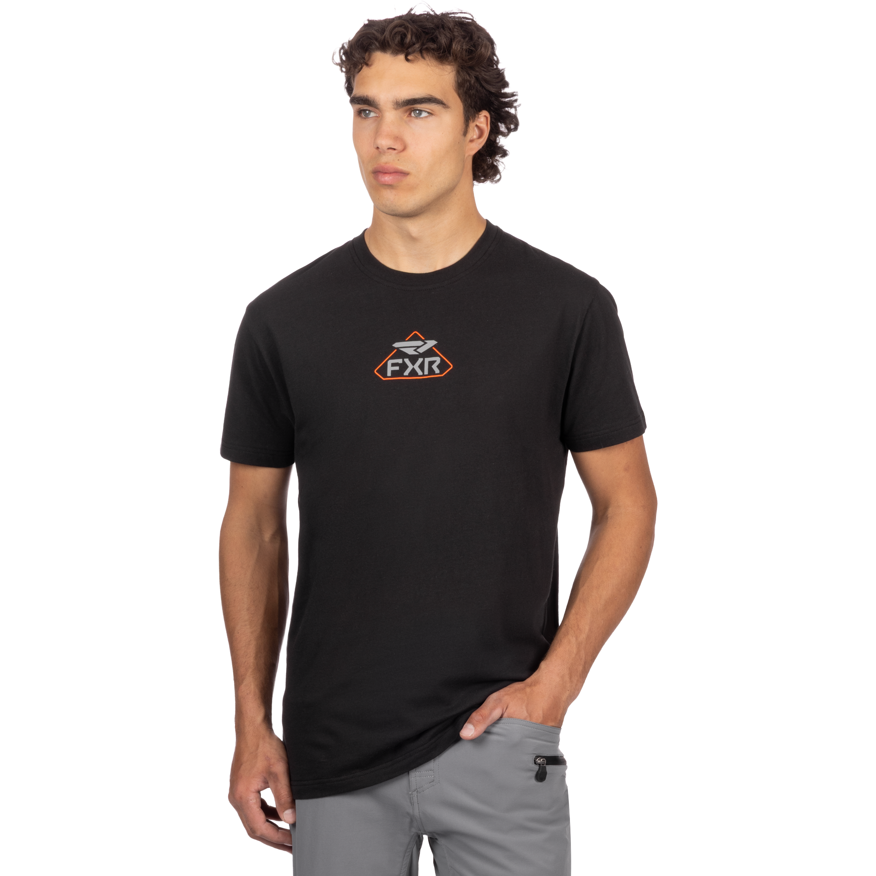 T-Shirt FXR Coast 2 Coast, Black/Orange