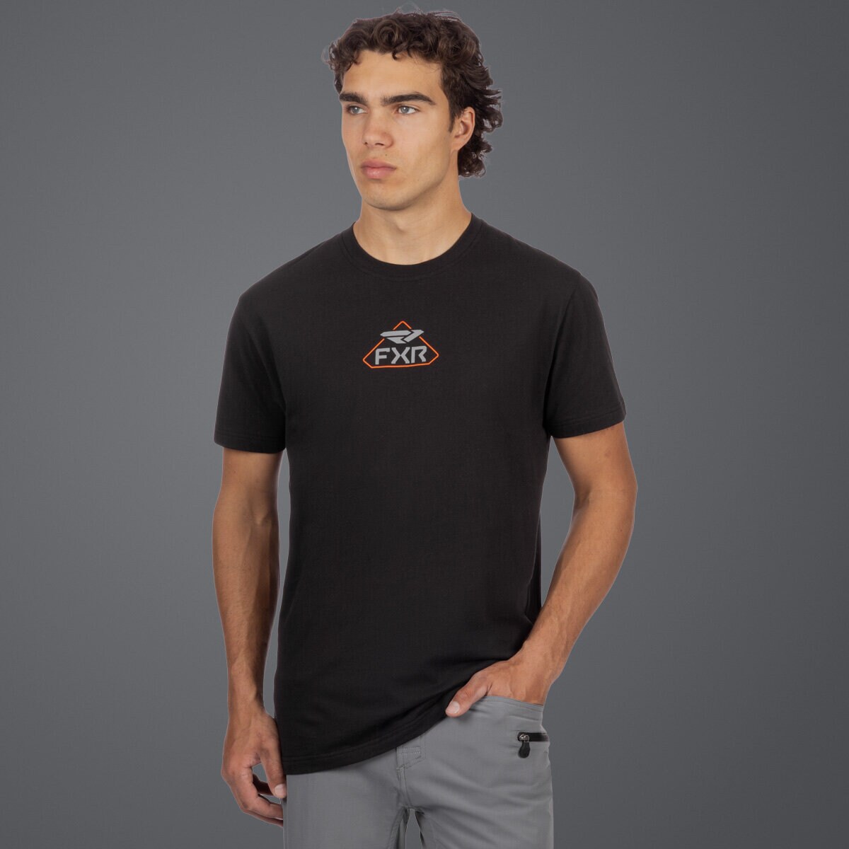 T-Shirt FXR Coast 2 Coast, Black/Orange