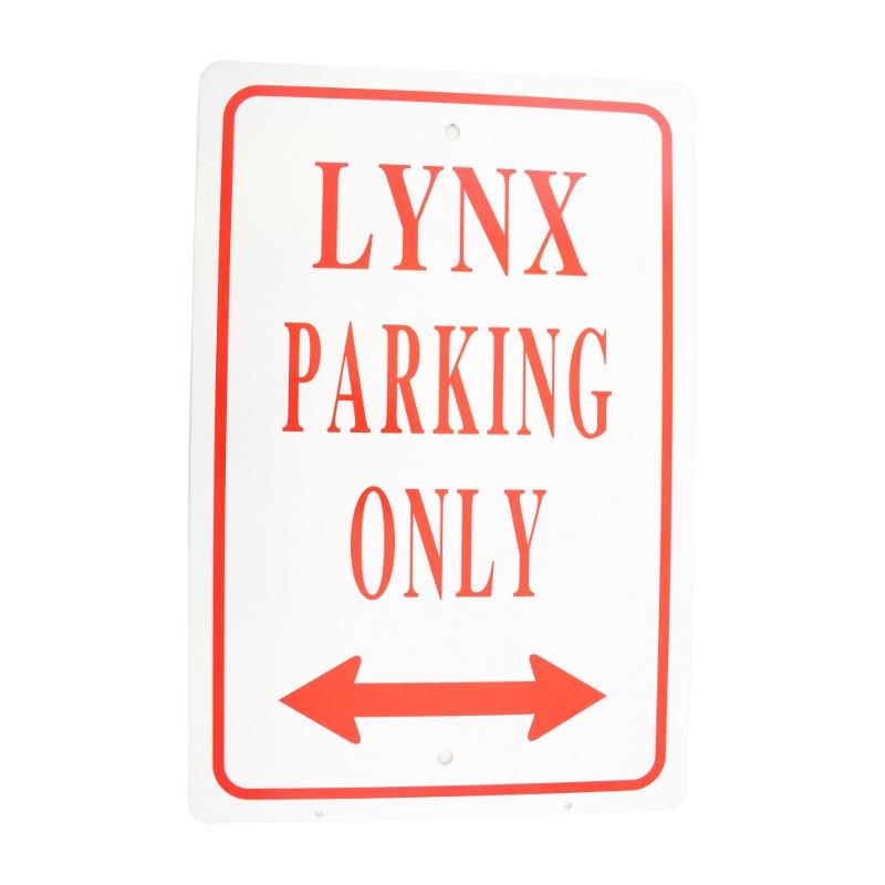 Plåtskylt Lynx Parking Only
