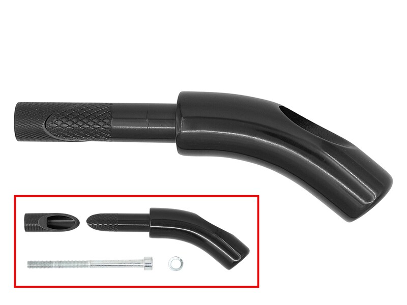 Styrhook Sno-X stål 45' Svart