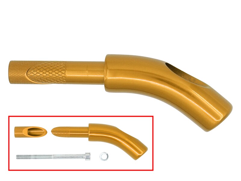 Styrhook Sno-X stål 45' Guld