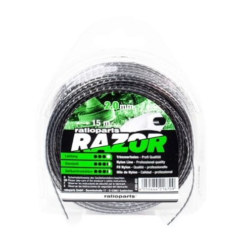 Trimmerlina tvåkärnig 2.0 mm 15 m Razor