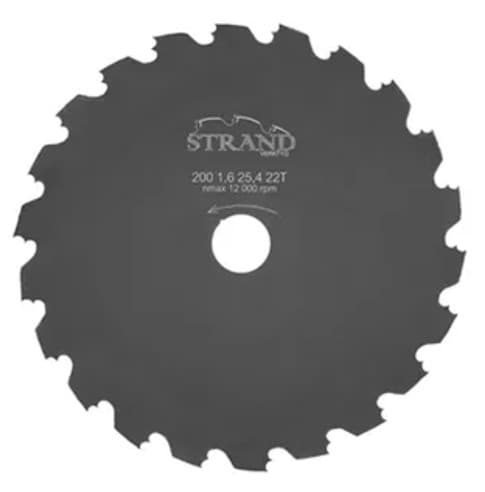 Röjsågsklinga 225 x 25.4 mm Strand