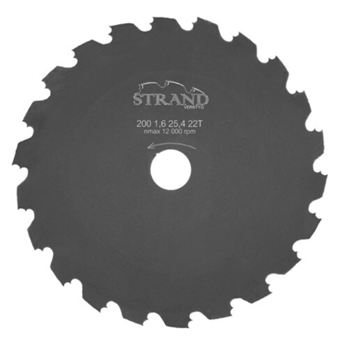 Röjsågsklinga 225 x 20.0 mm Strand