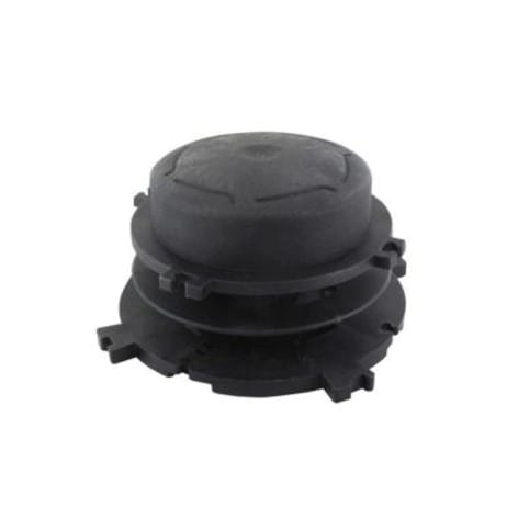 Tryckknapp med trådspole