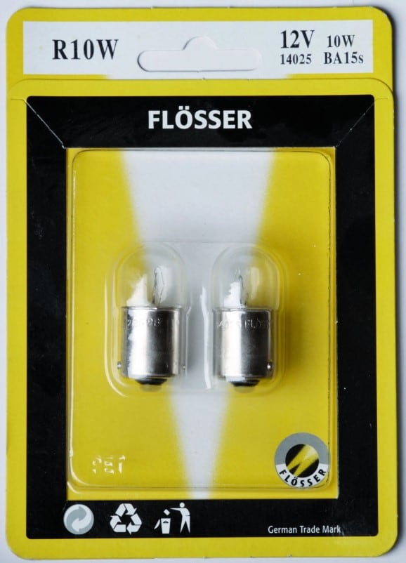 Glödlampa 12V 10W BA15S