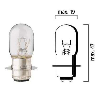 Glödlampa 12V 25W