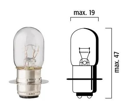 Glödlampa 12V 35W
