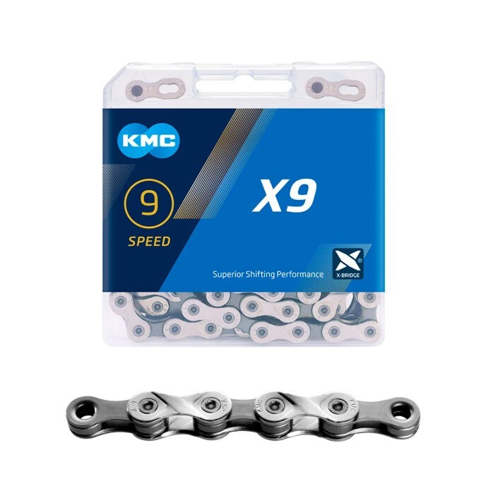 Kedja KMC X9 9-delad 114L
