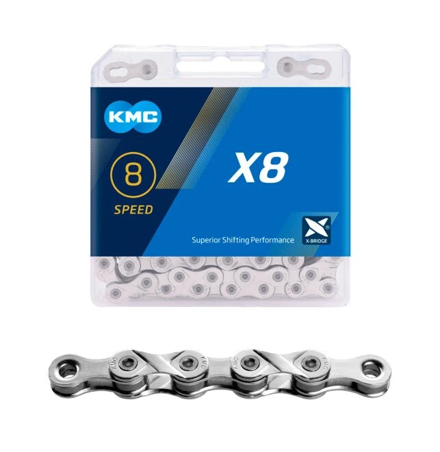 Kedja KMC X8 6/7/8-delad 114L