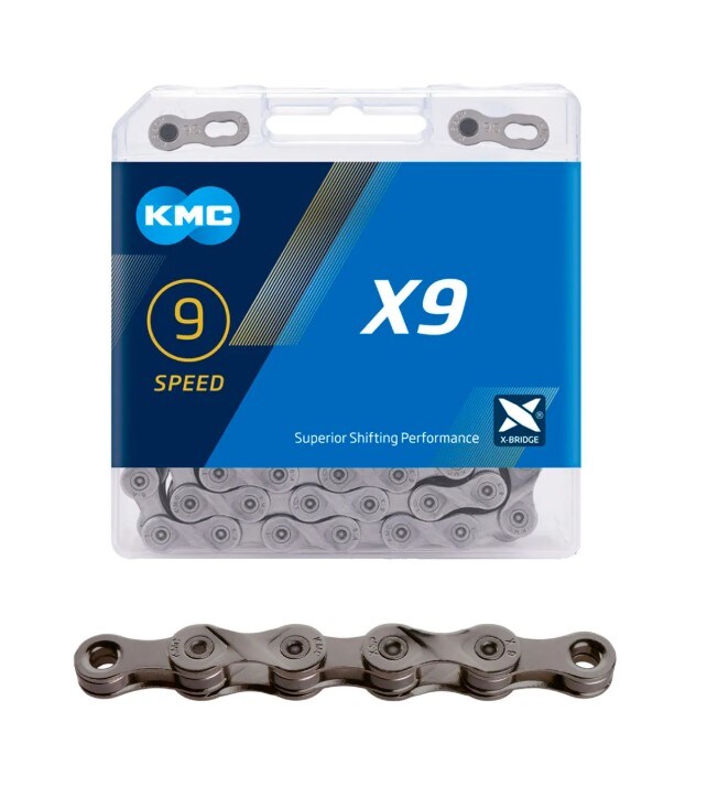 Kedja KMC X9 9-delad 114L