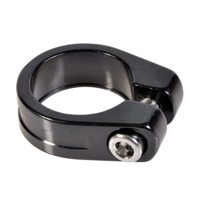 Sadelstolpsklamma UNION 28.6mm svart