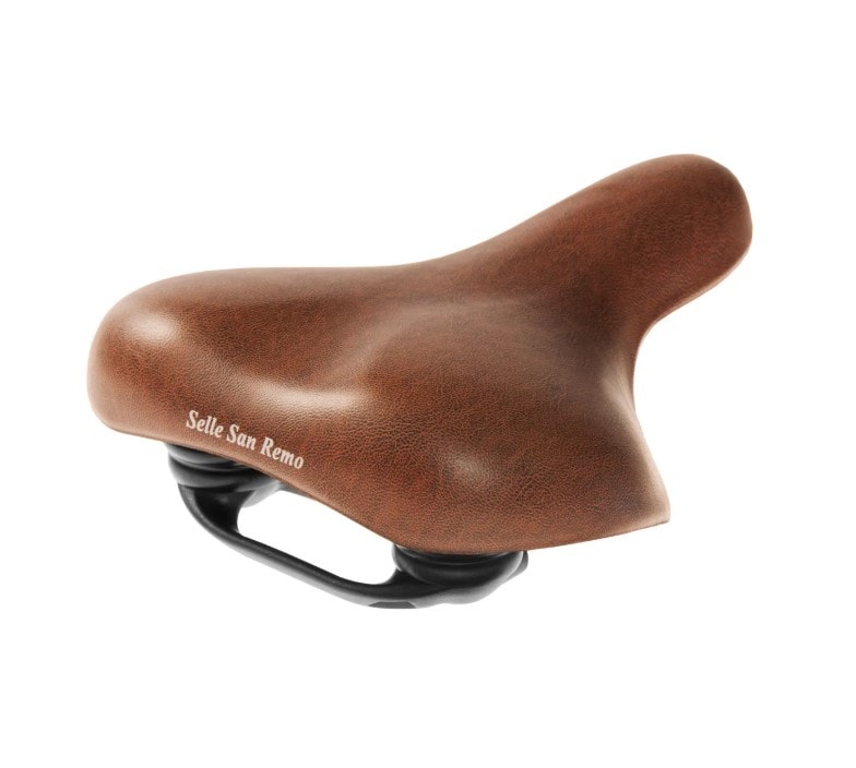 Sadel SELLE SAN REMO Vienna Komfort brun 252x222mm