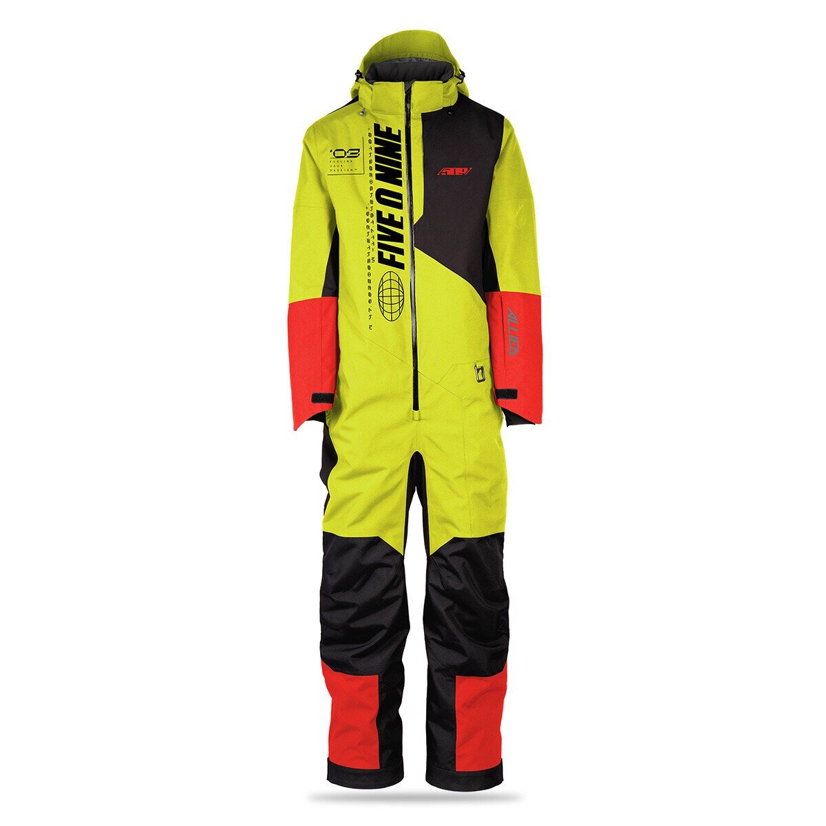 Monosuit 509 Allied 2.0 Insulated, Red-Vis