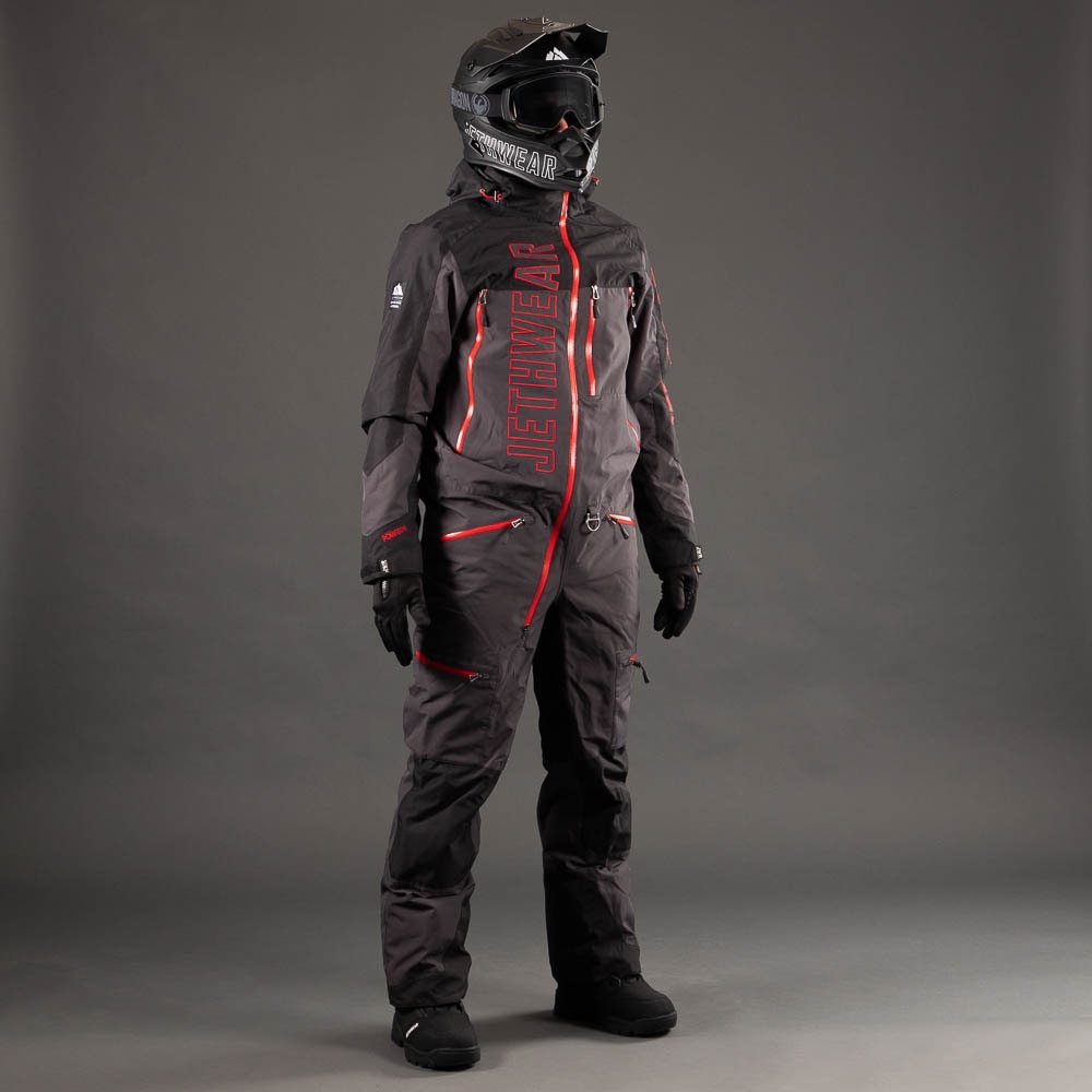 Onepiece Jethwear The One Shell, Black/Grey/Red