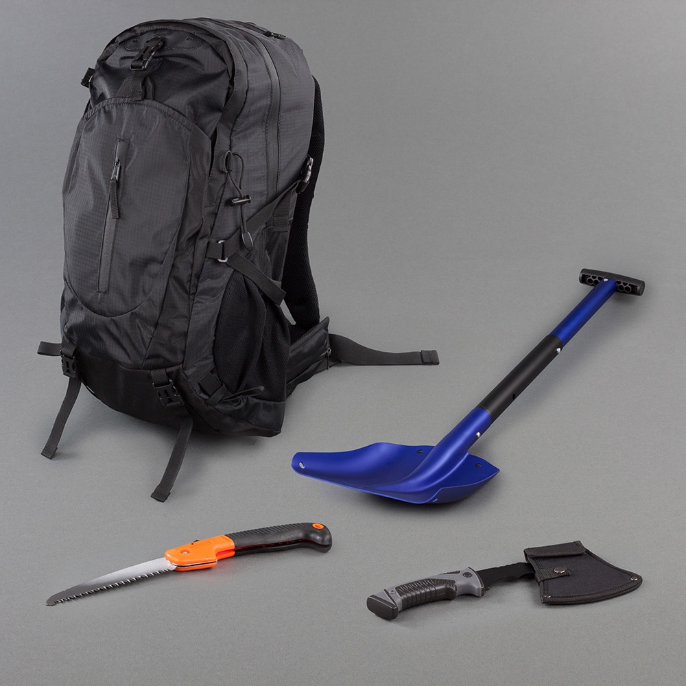 Ryggsäck Freeride + Spade + Såg + Yxa