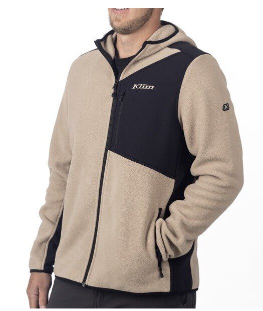 Fleecehoodie Klim Teton Crest, Montana Tan - Black