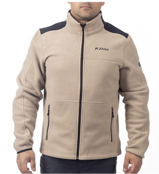 Fleecejacka Klim Teton Crest, Montana Tan - Black